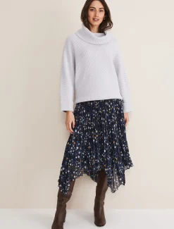 Suri Cowl Neck Knit Jumper