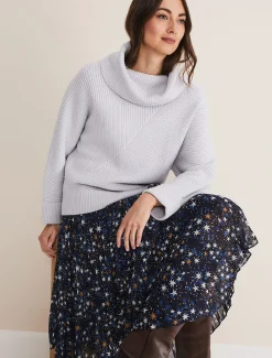 Suri Cowl Neck Knit Jumper
