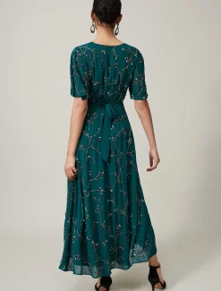 Talia Beaded Midaxi Dress