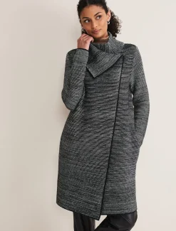 Talia Tweed Knit Coat