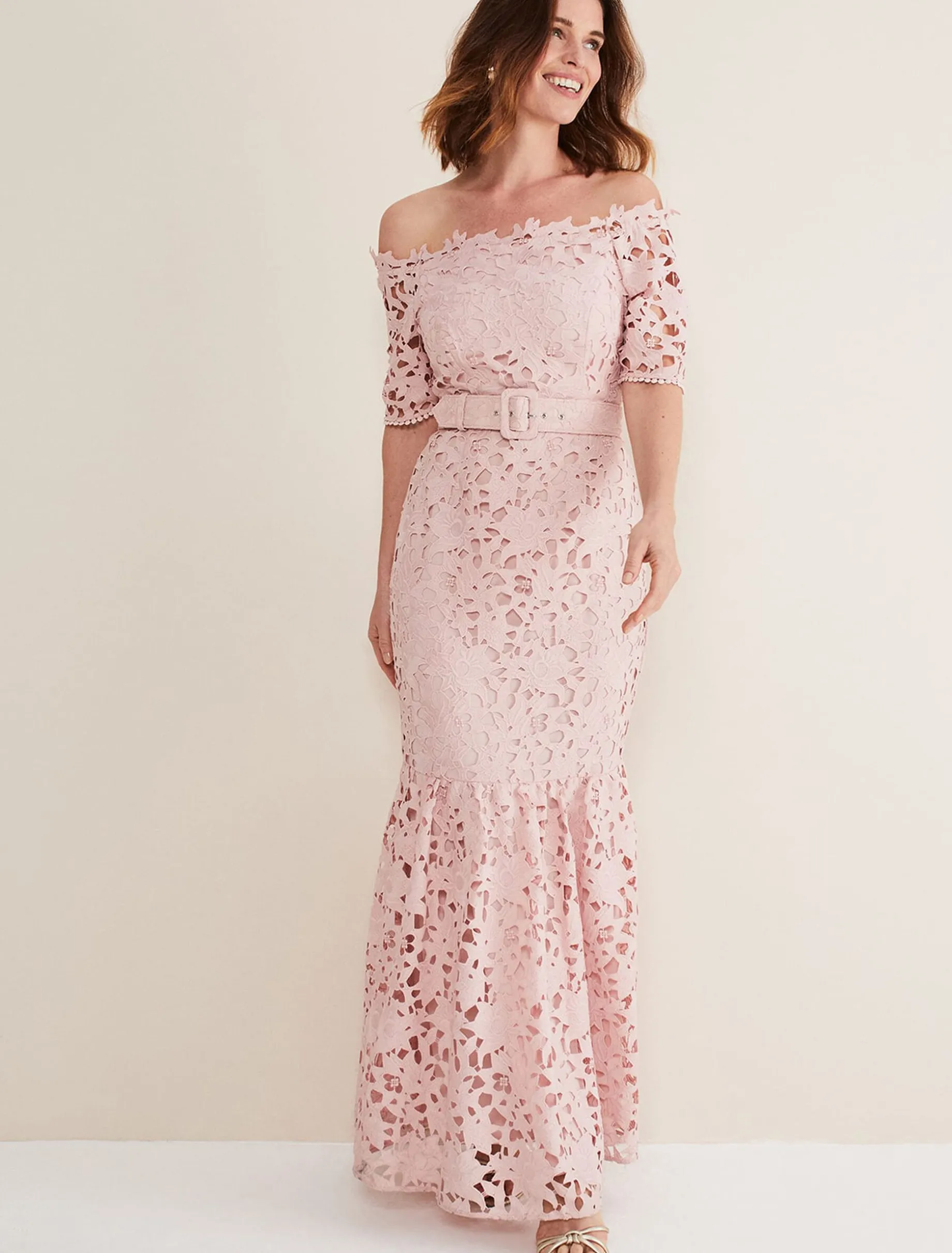 Tallulla Lace Bardot Maxi Dress