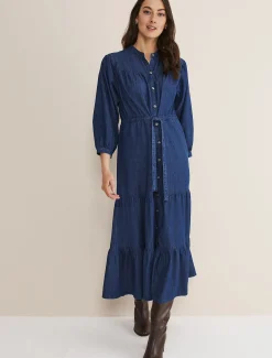 Talulla Tiered Denim Dress