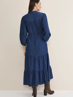 Talulla Tiered Denim Dress