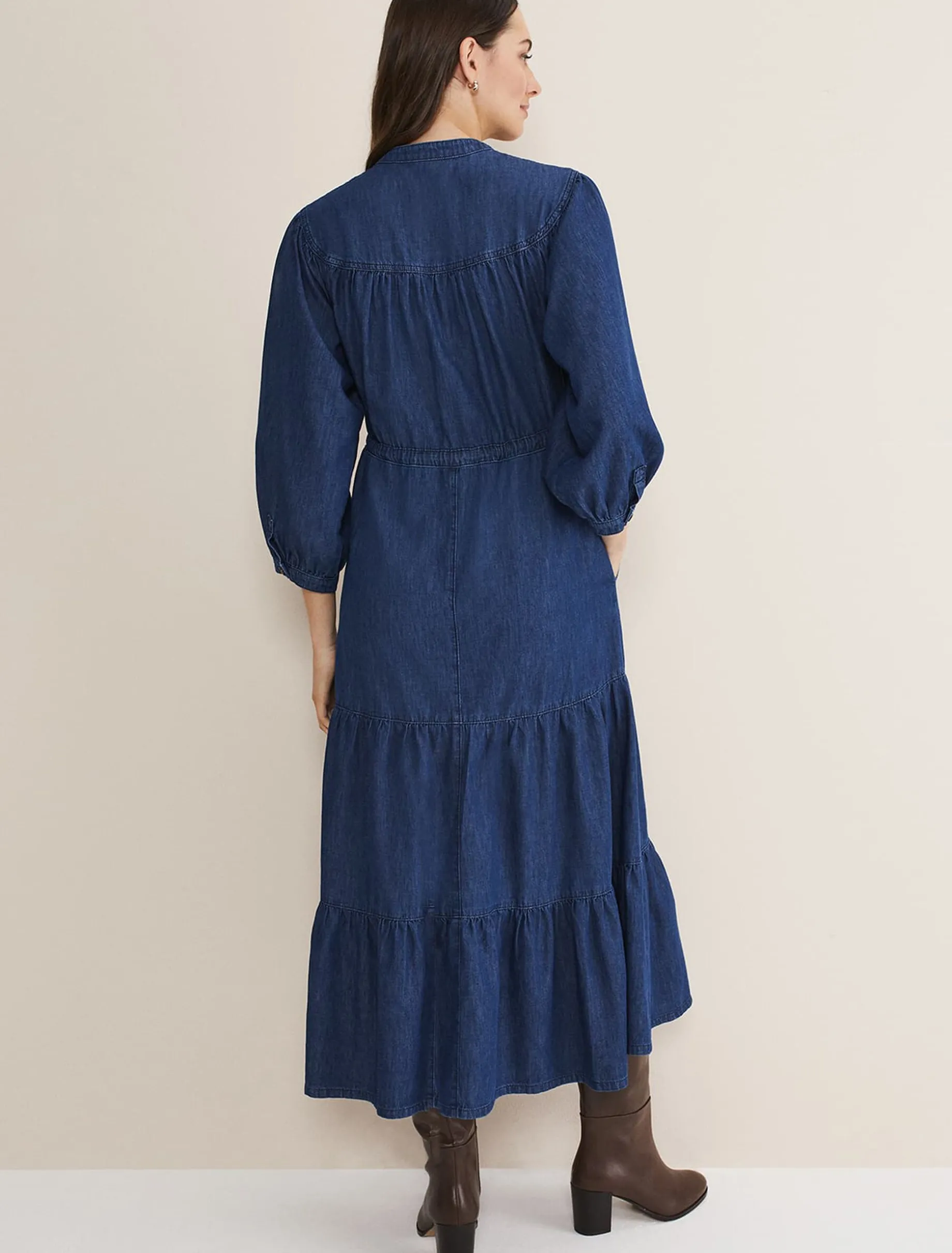 Talulla Tiered Denim Dress