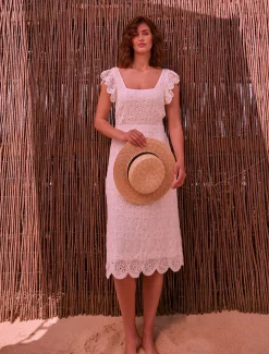 Tamari Crochet Knit Dress