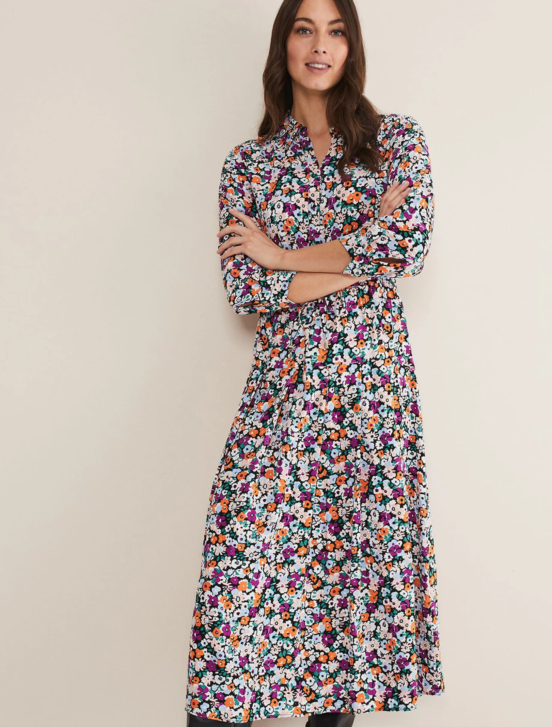 Tana Floral Midaxi Dress
