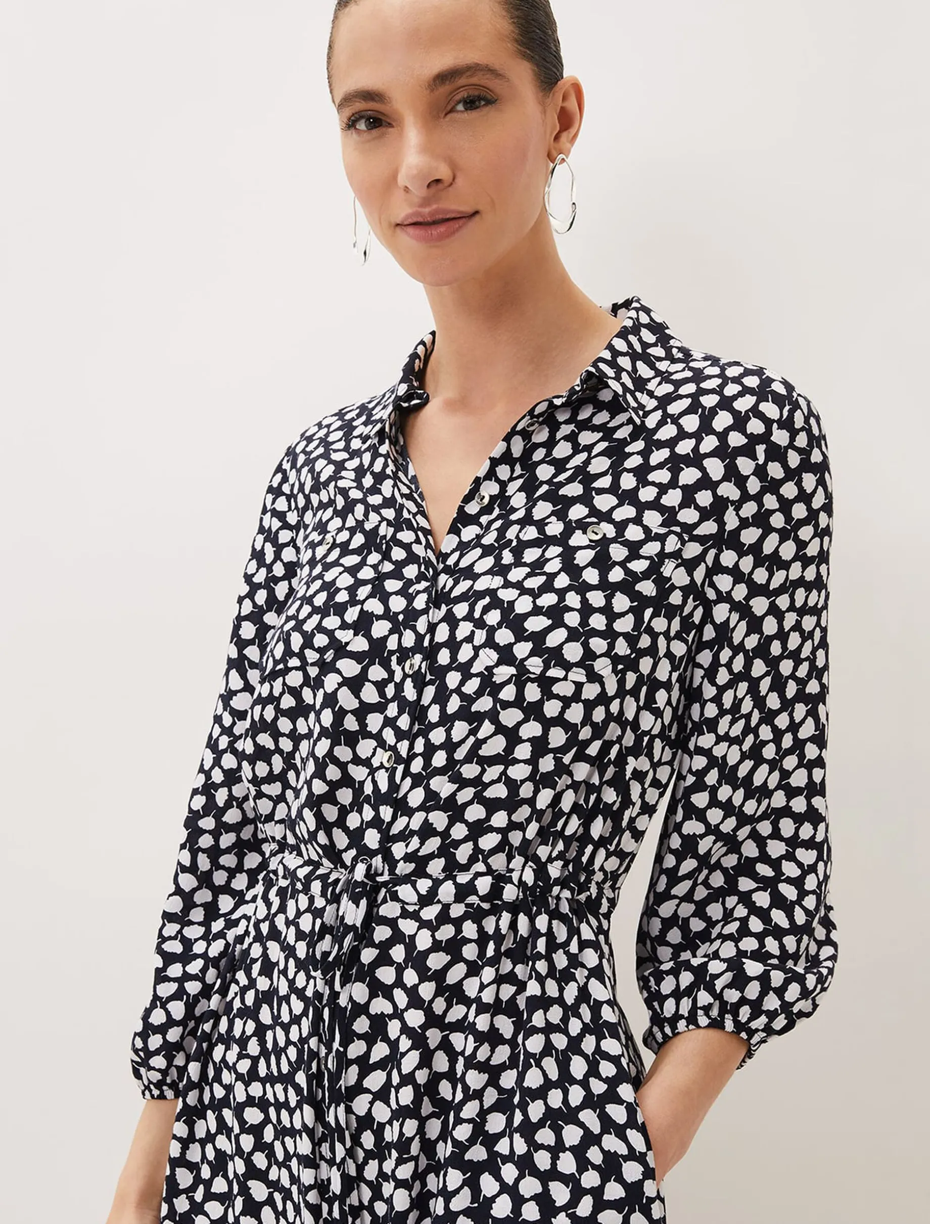 Tana Leaf Midi Dress