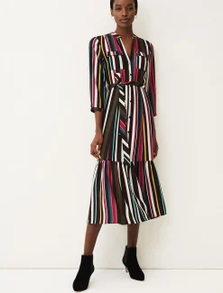 Tania Stripe Shirt Dress