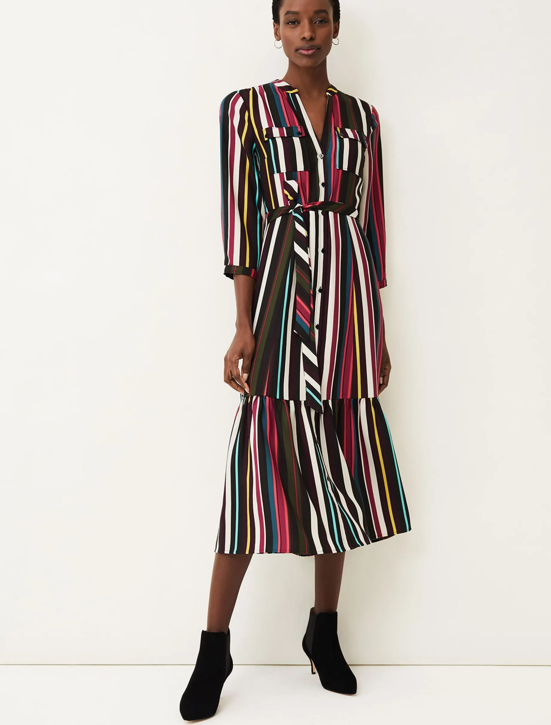 Tania Stripe Shirt Dress
