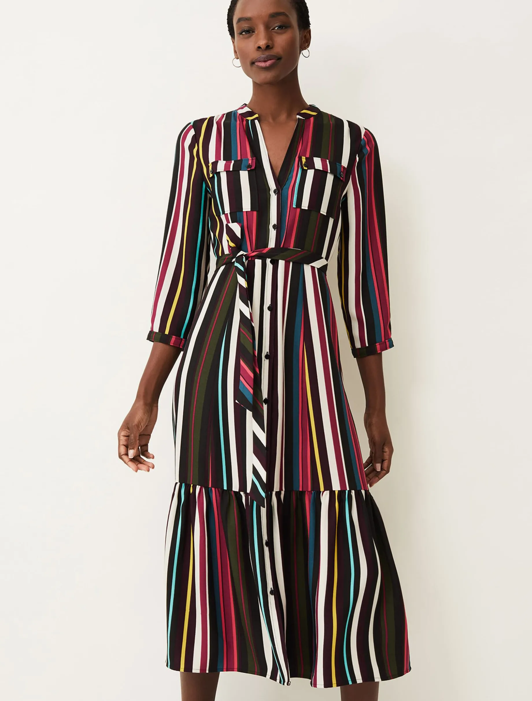 Tania Stripe Shirt Dress