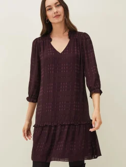 Tansy Ruffle Swing Dress