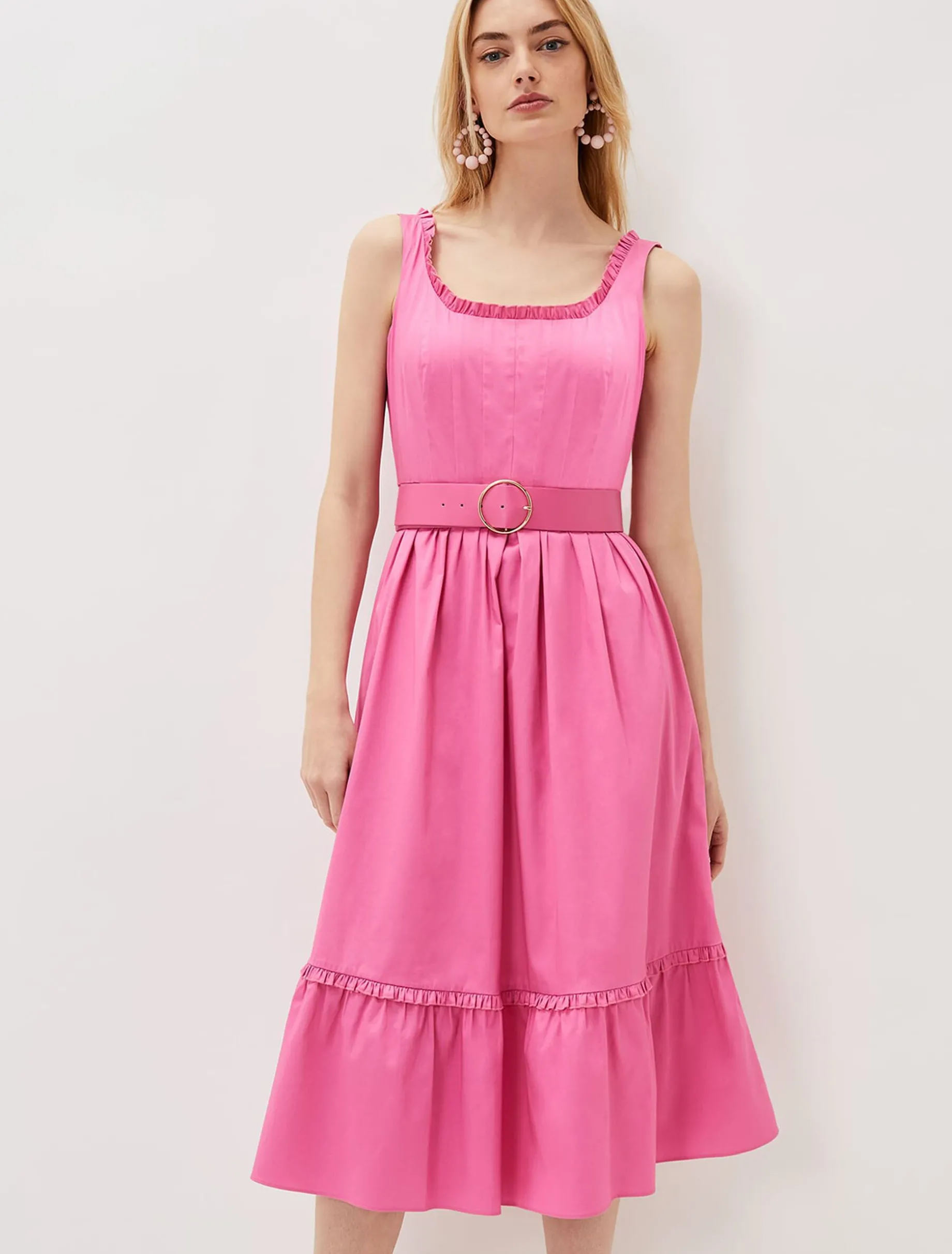 Tanya Belted Midaxi Dress