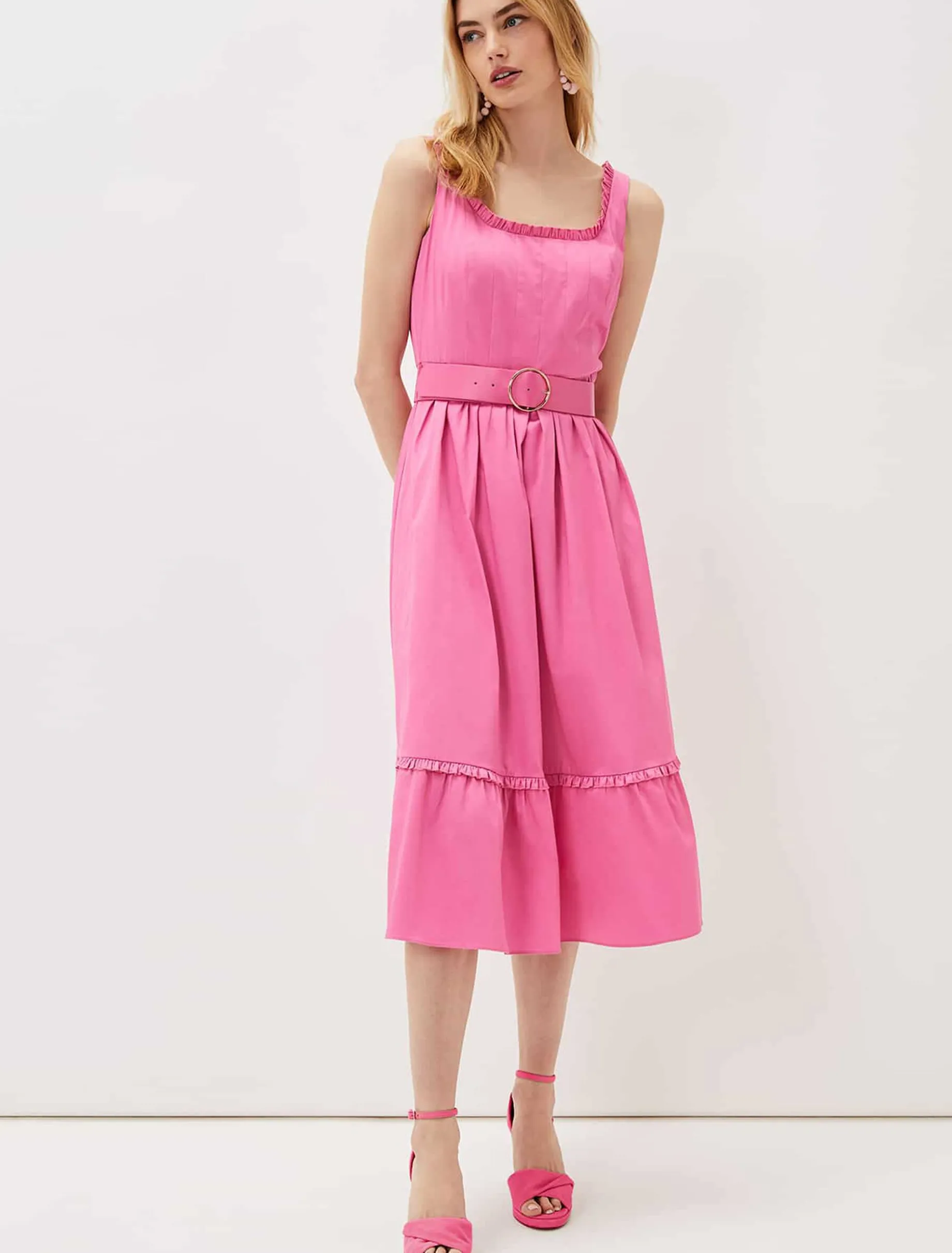 Tanya Belted Midaxi Dress
