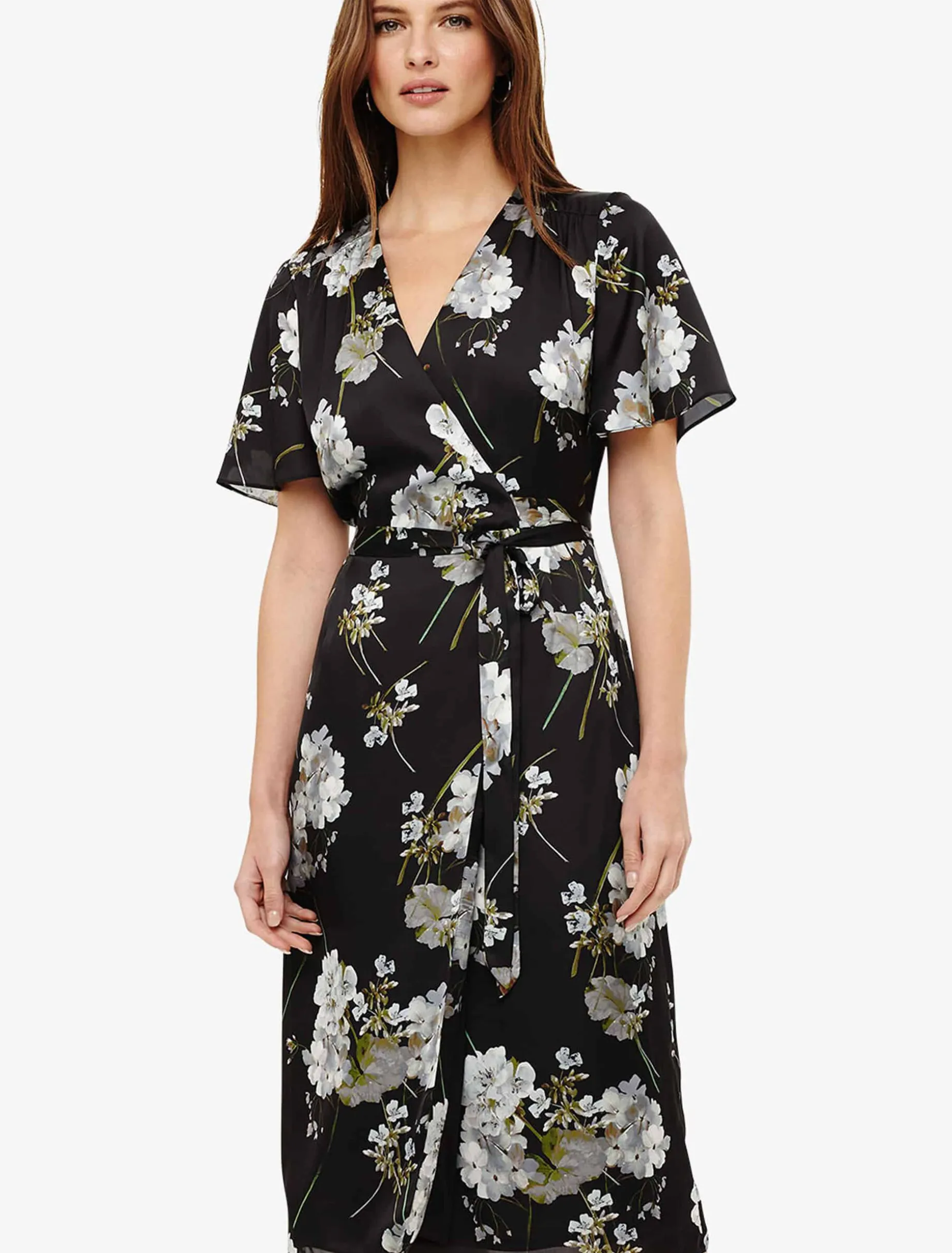 Tasha Floral Wrap Dress