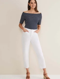 Taylah Striped Bandeau Top