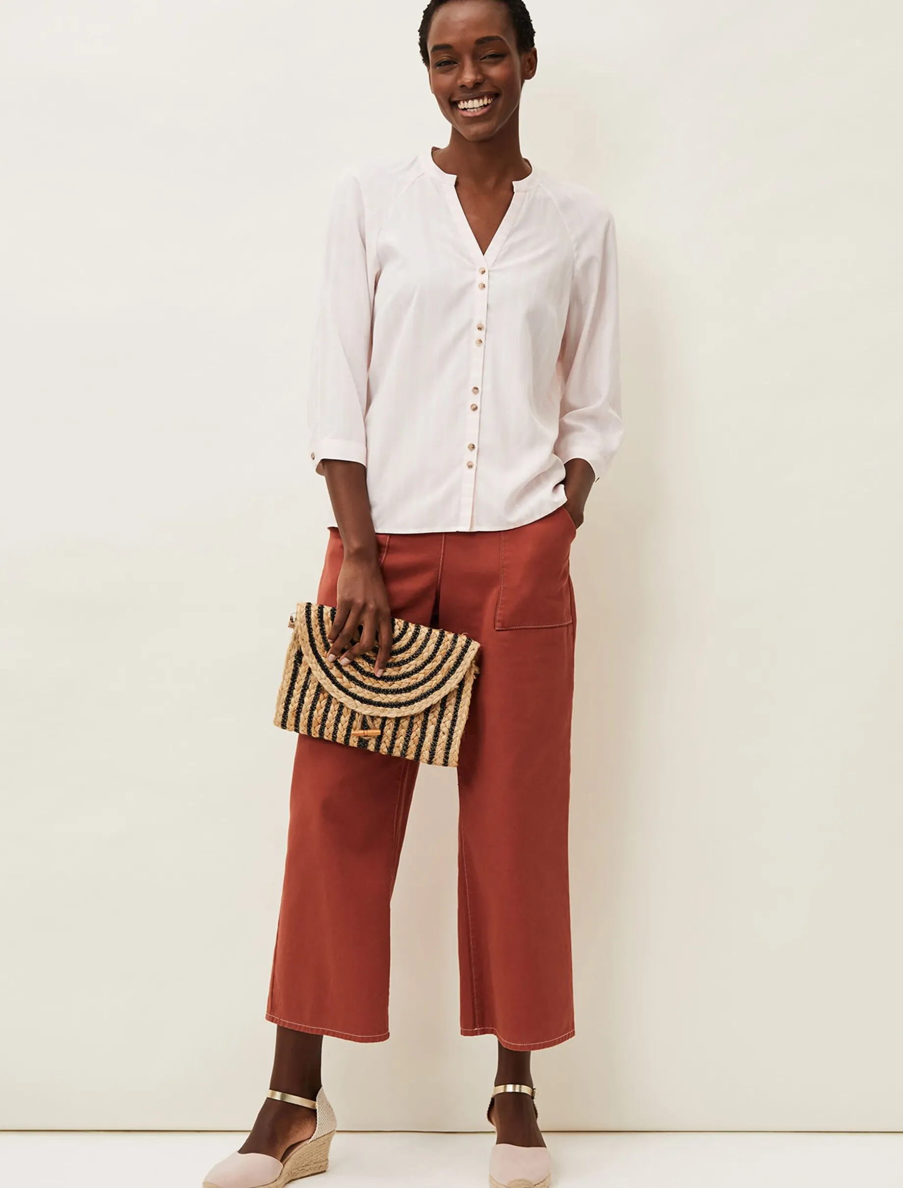 Tazanna Stripe Blouse