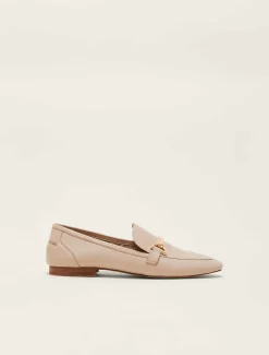 T-Bar Leather Loafers