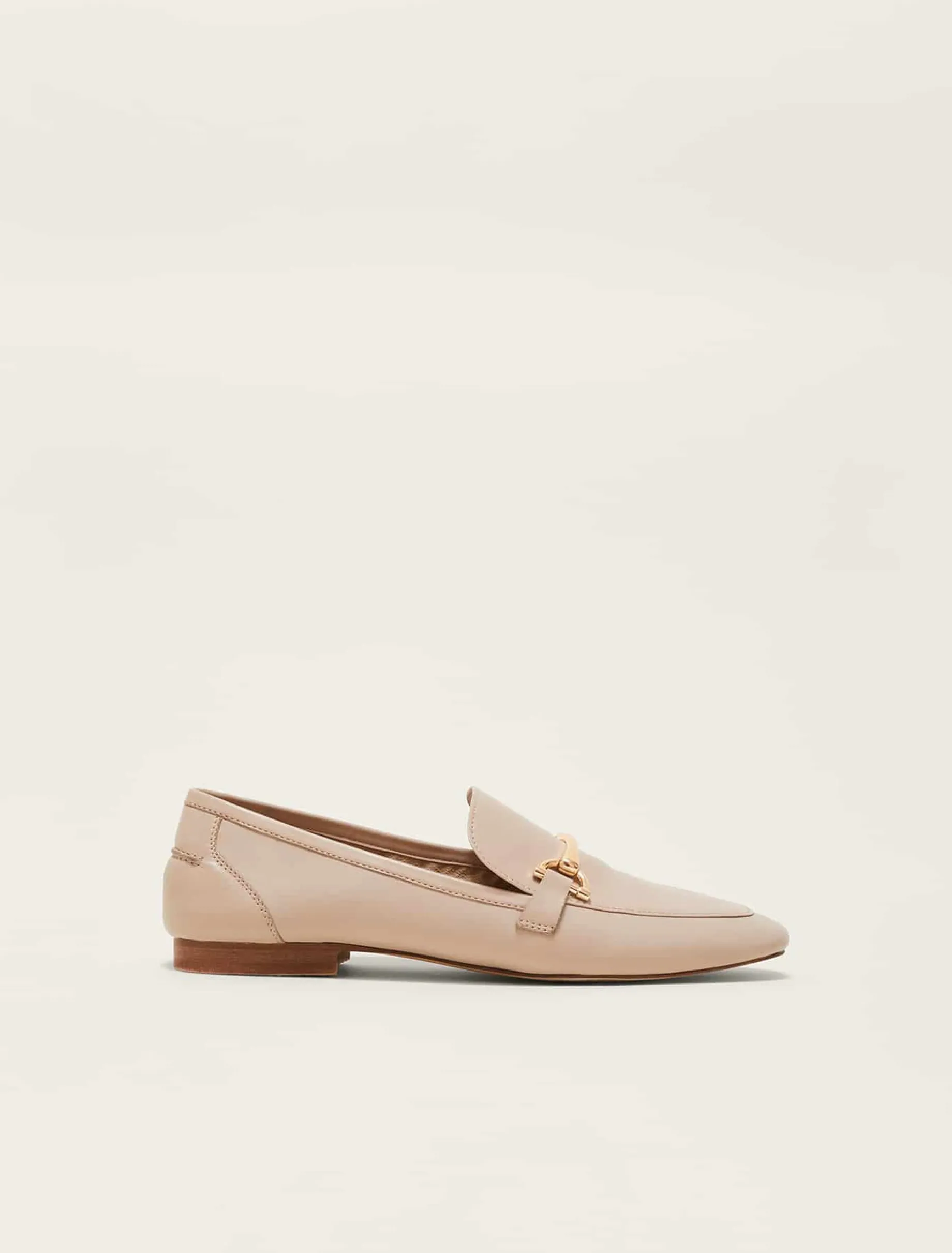 T-Bar Leather Loafers