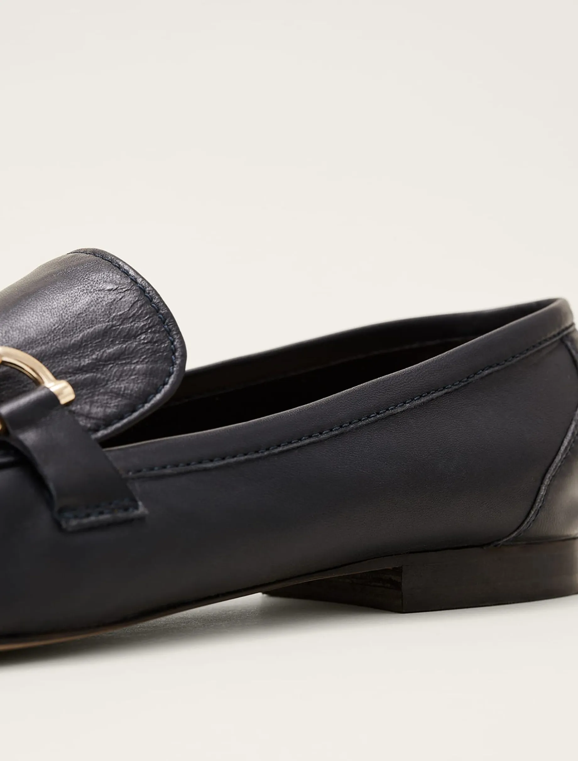 T-Bar Leather Loafers