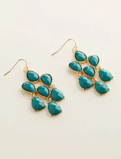 Teadrop Stone Drop Earring