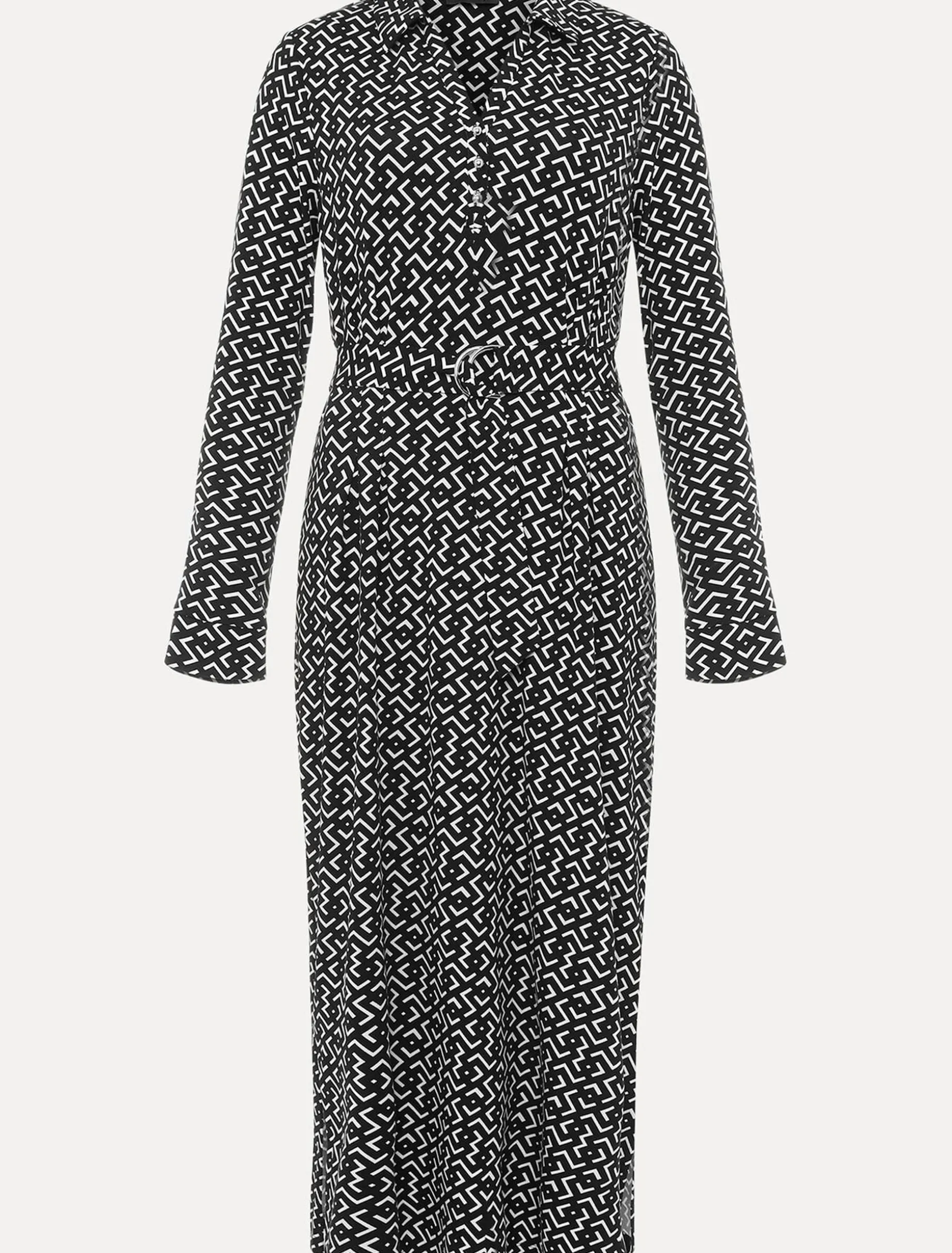 Teigan Abstract Print Midi Dress