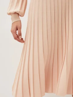 Teodora Pleat Knit Co-Ord Skirt