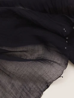 Terri Sparkle Hem Scarf