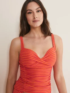 Thea Striped Tankini Top