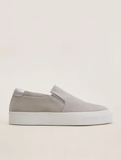 Theresa Suede Slip-On Trainers