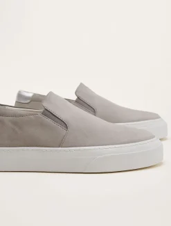 Theresa Suede Slip-On Trainers