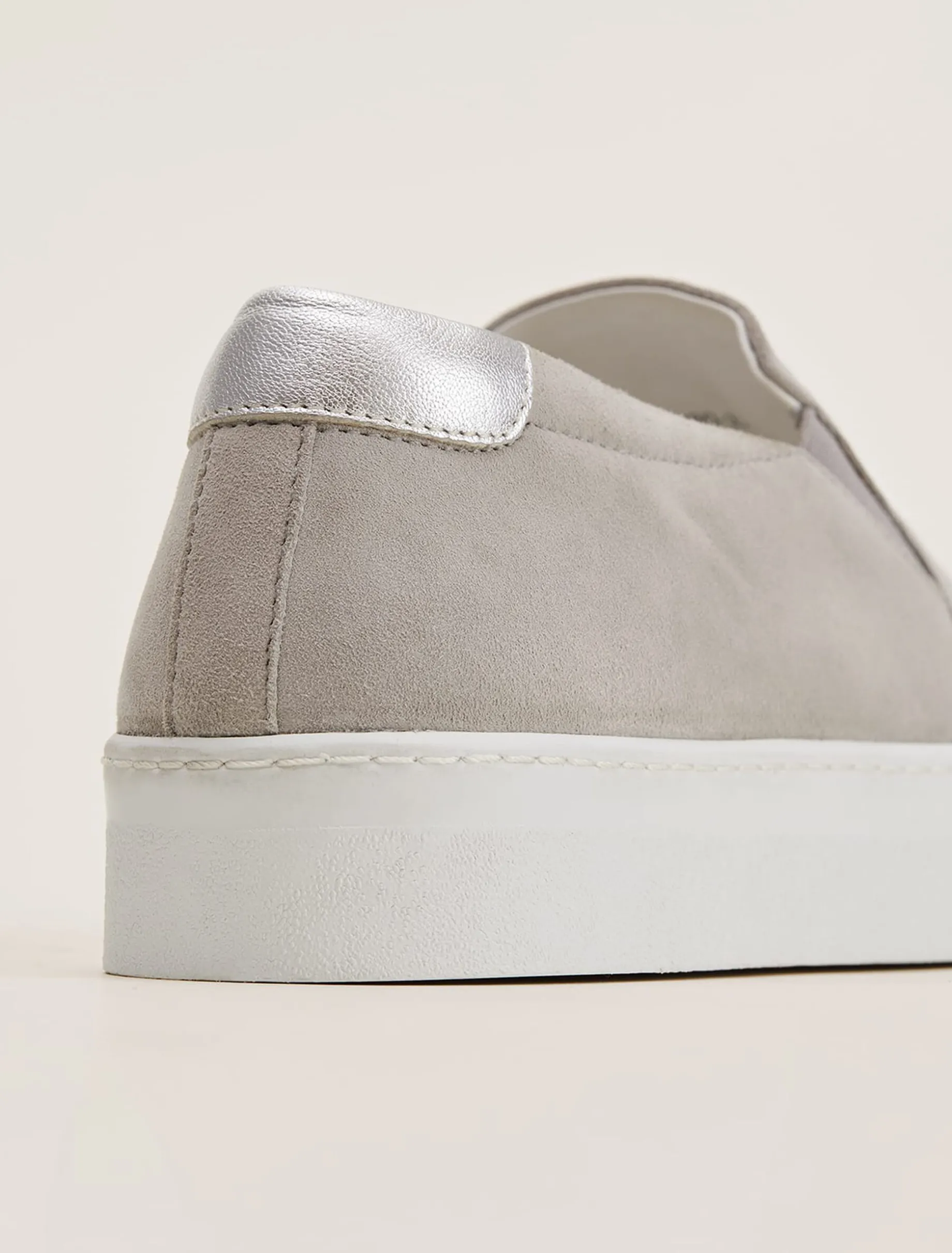 Theresa Suede Slip-On Trainers