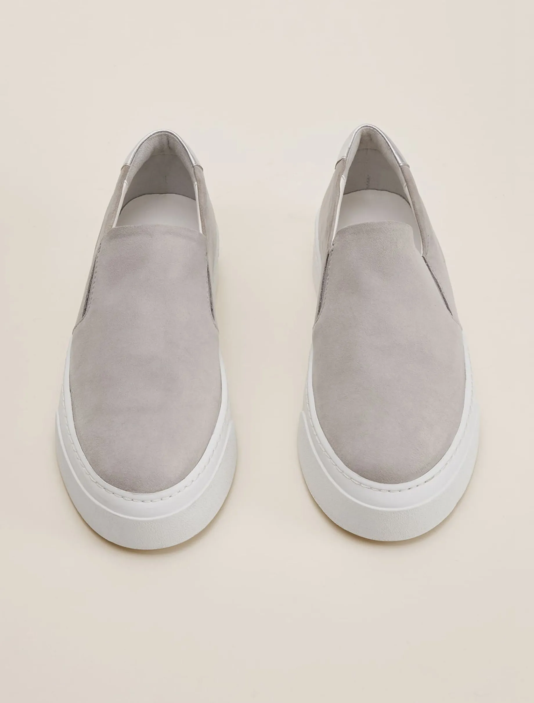 Theresa Suede Slip-On Trainers