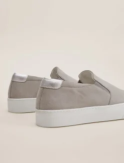 Theresa Suede Slip-On Trainers
