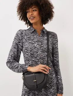 Tianna Leather Cross Body Bag