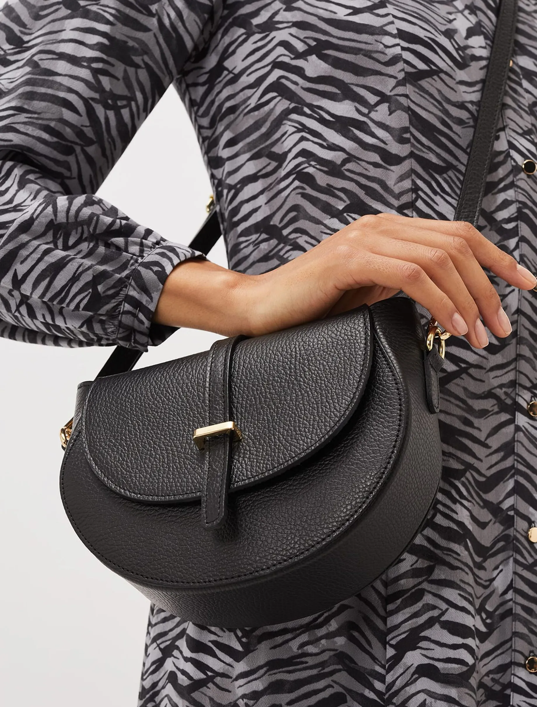 Tianna Leather Cross Body Bag