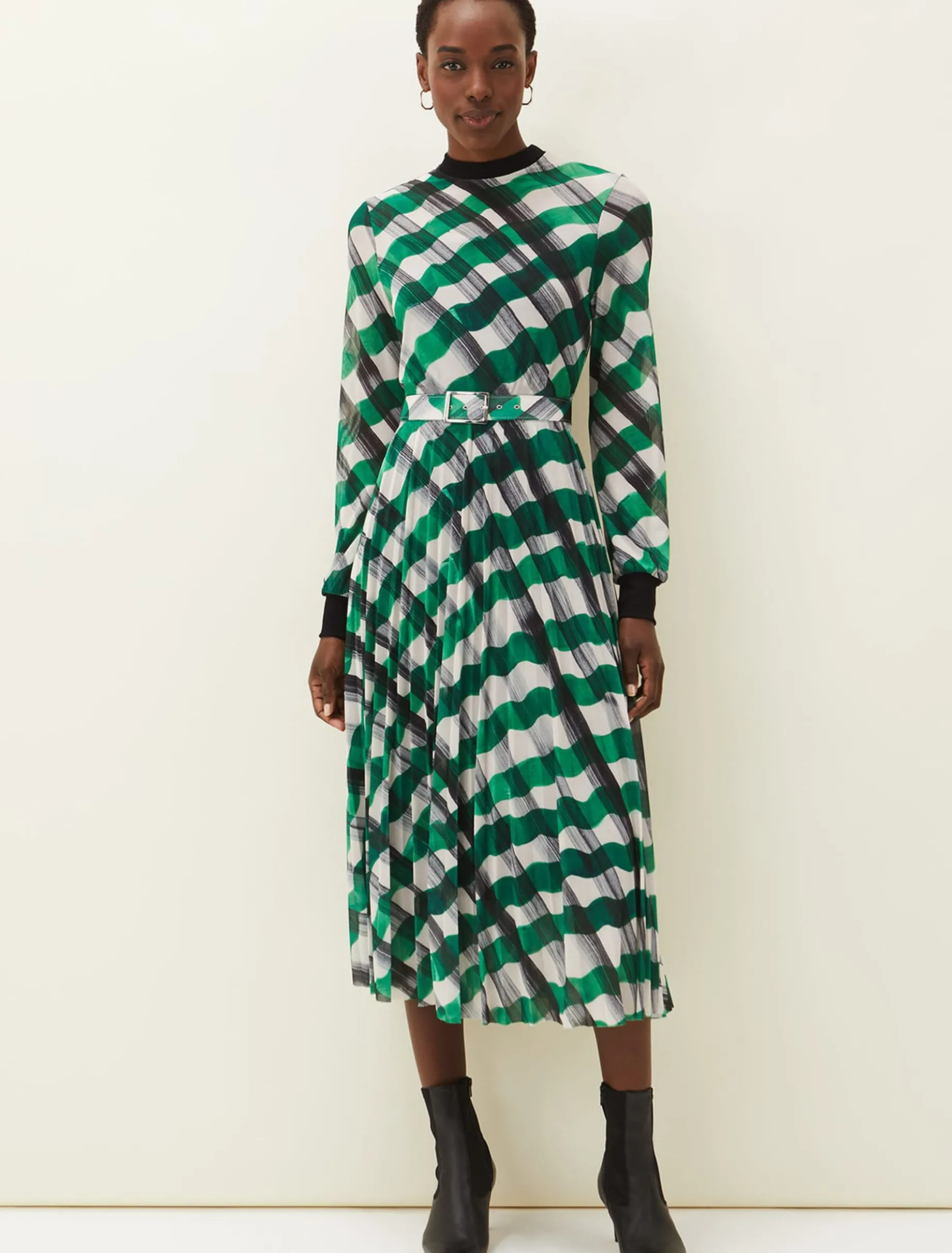 Tiffany Check Mesh Dress