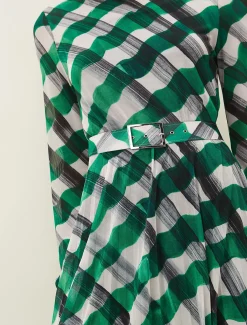 Tiffany Check Mesh Dress