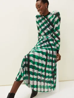 Tiffany Check Mesh Dress