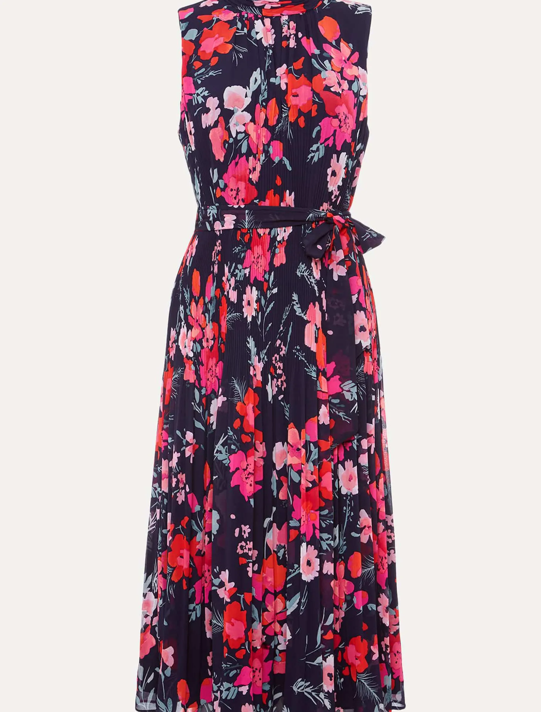 Tillie Floral Pleated Midi Dress