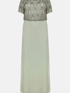 Tomasi Beaded Tulle Maxi Dress