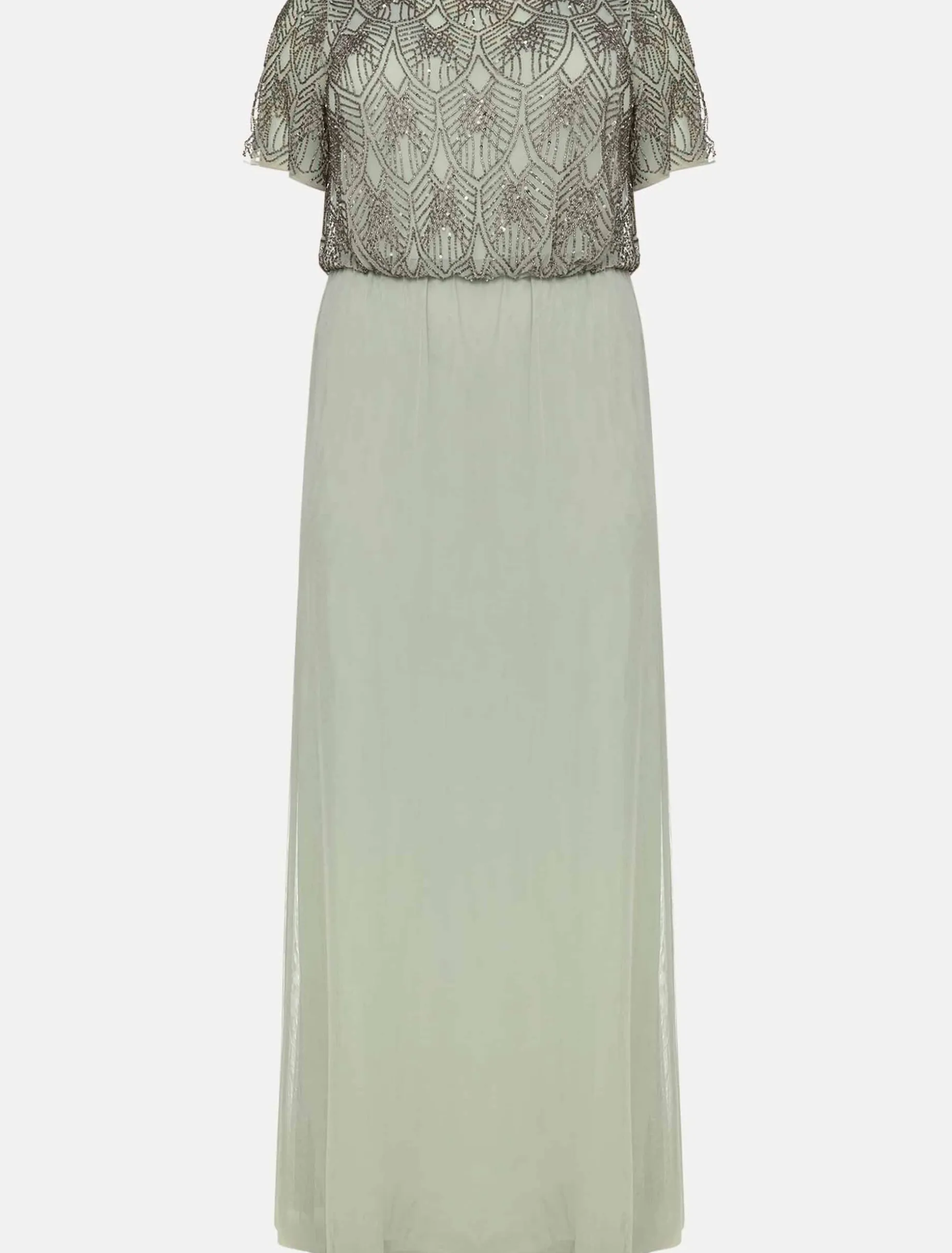 Tomasi Beaded Tulle Maxi Dress