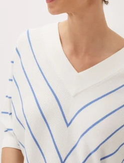 Tori Textured Stripe Knit Jumper
