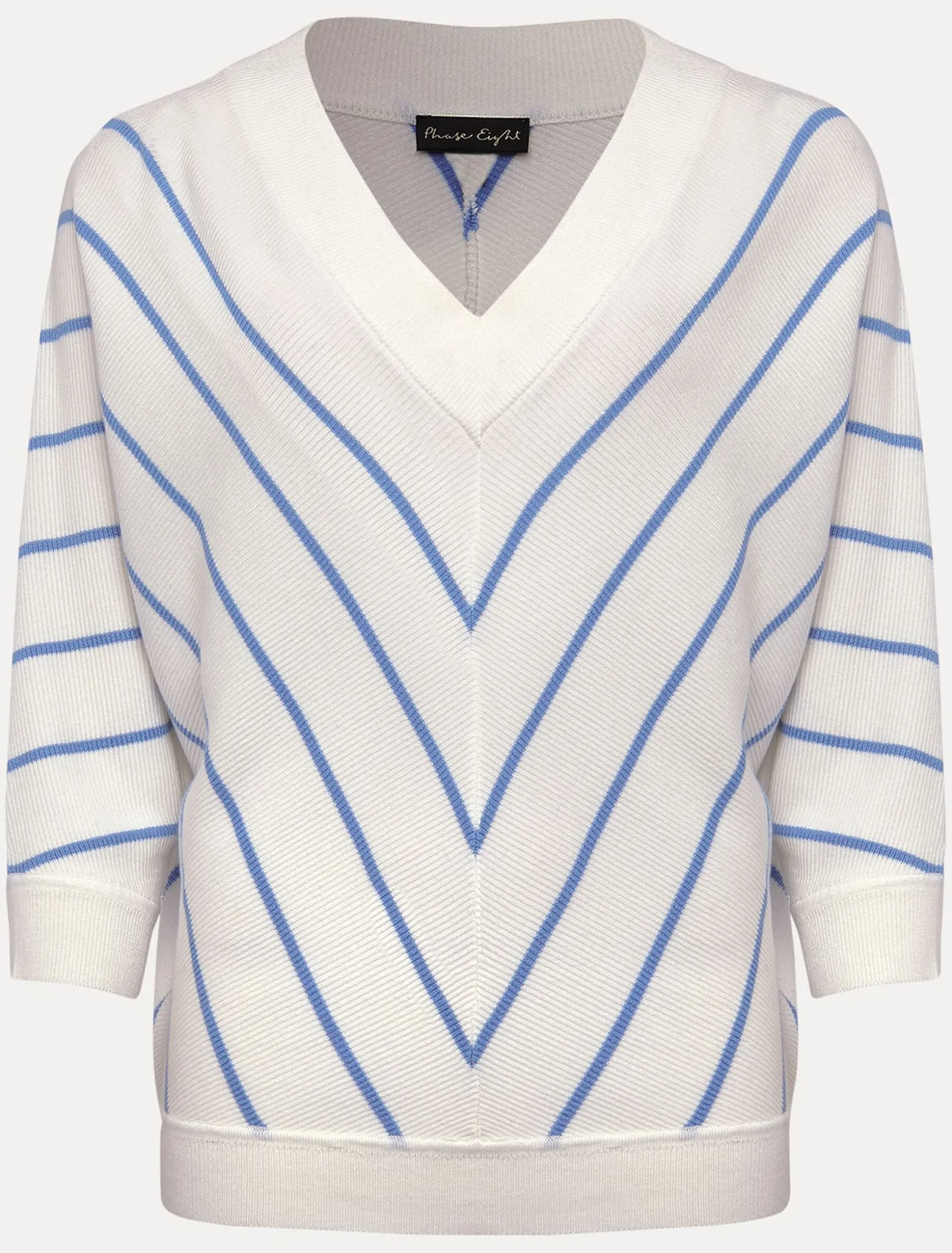Tori Textured Stripe Knit Jumper