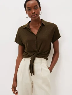 Tracey Tie Hem Shirt