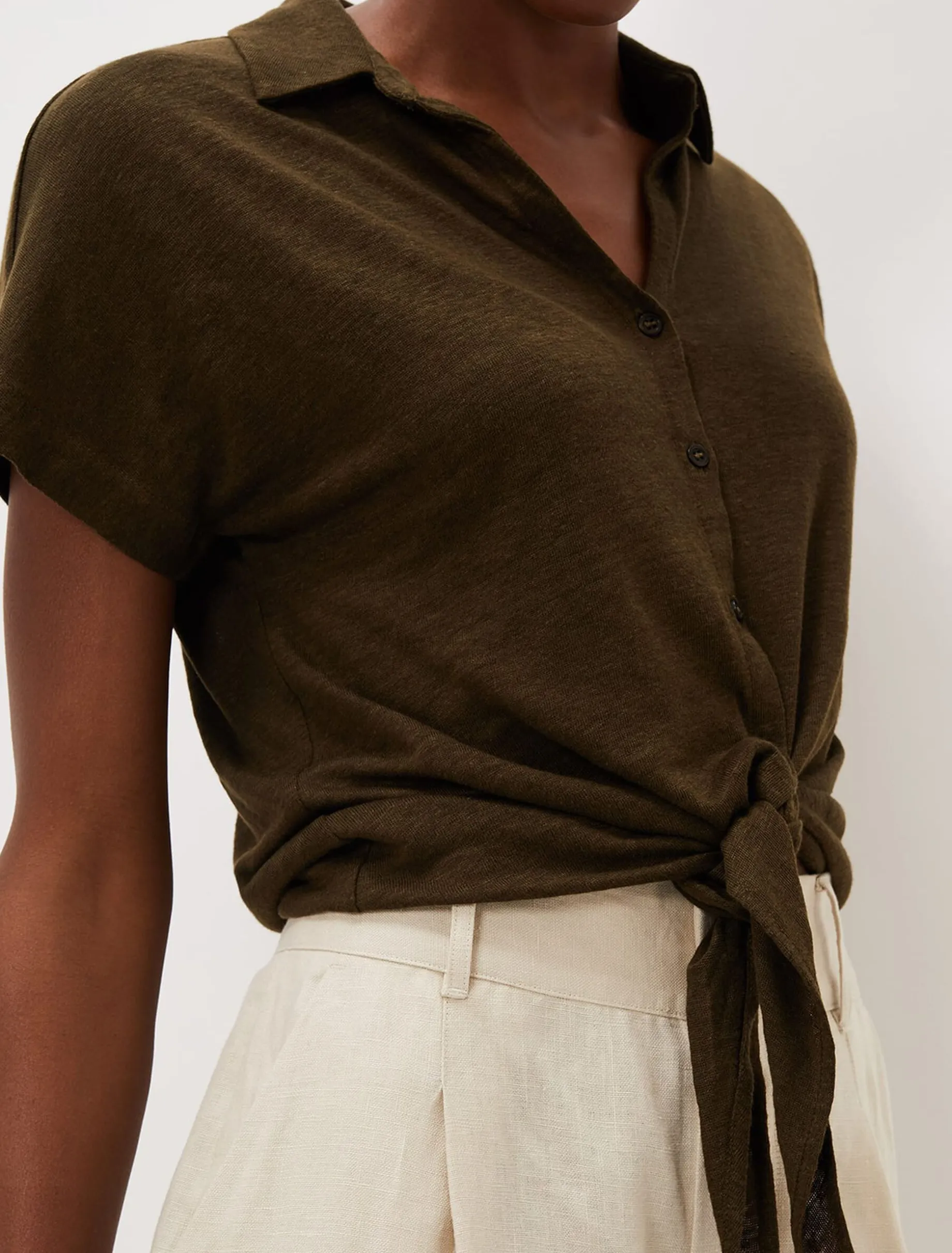 Tracey Tie Hem Shirt