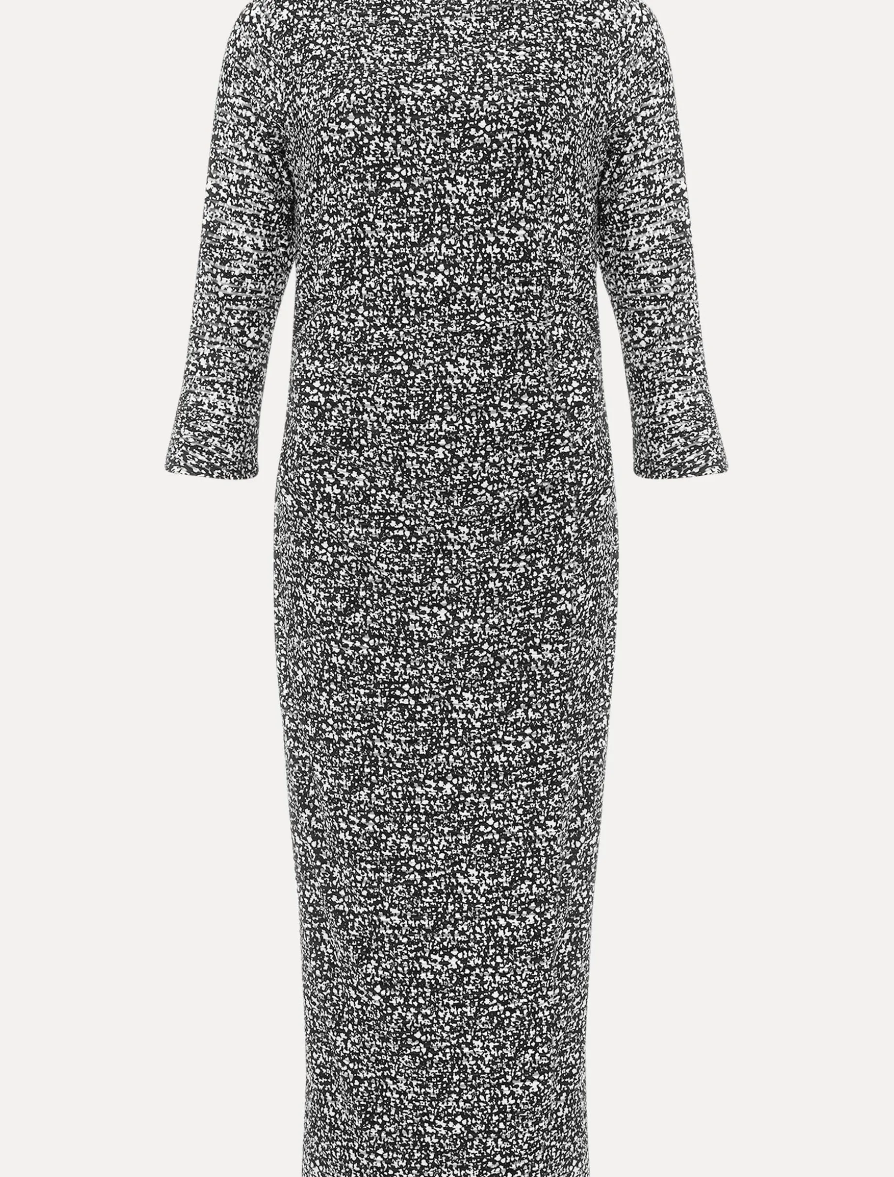 Trina Textured Print Lace Dress