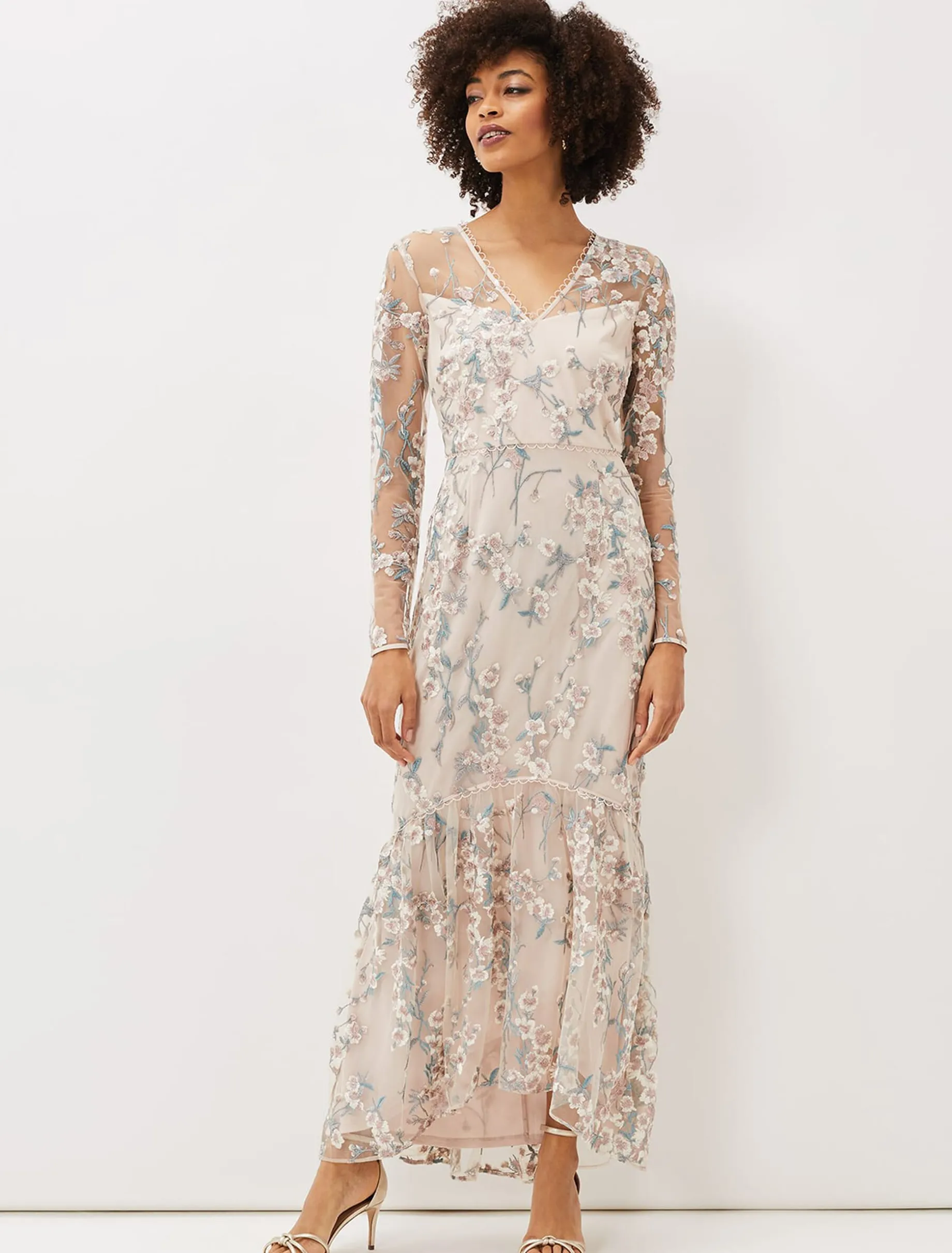 Trisha Embroidered Maxi Dress