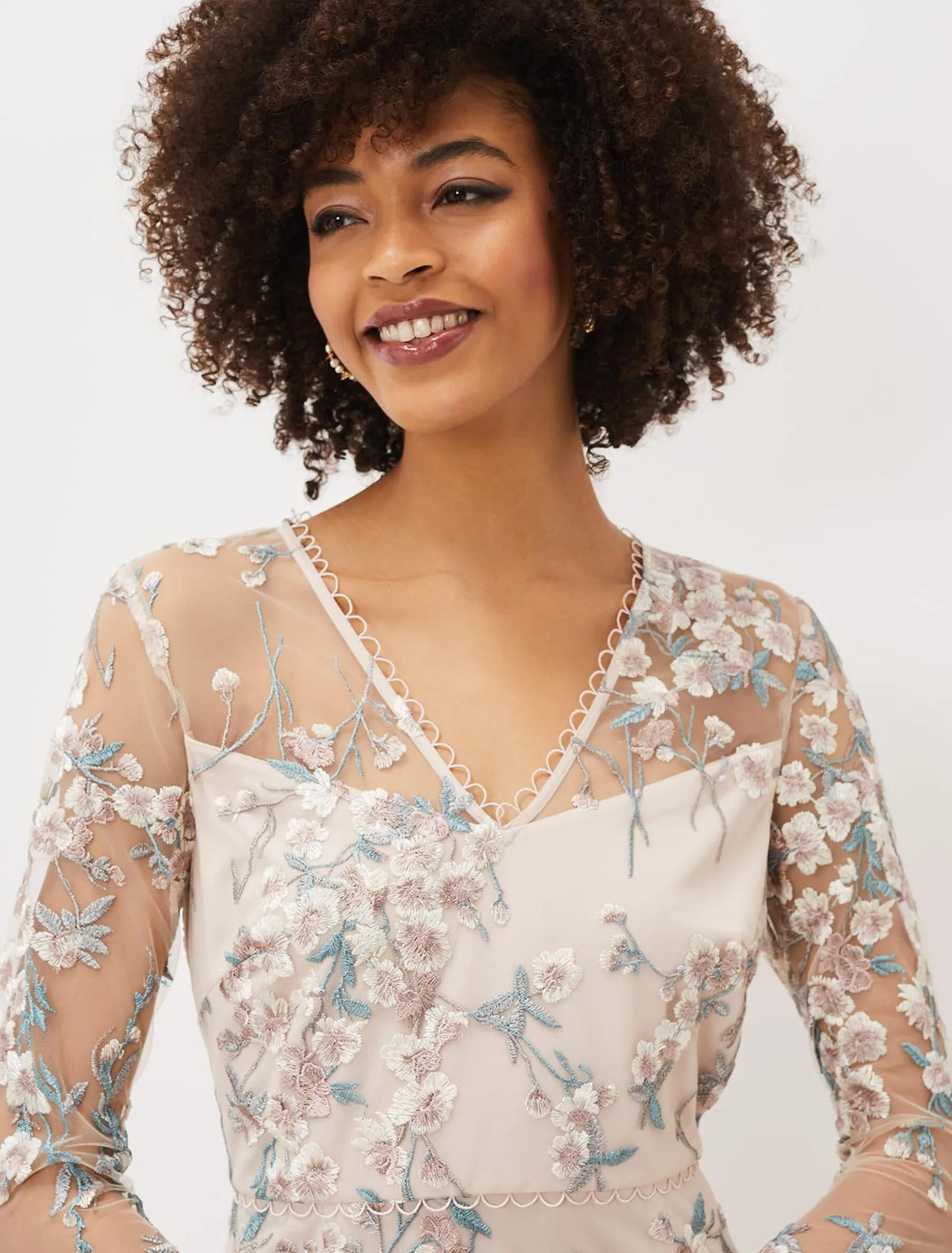 Trisha Embroidered Maxi Dress