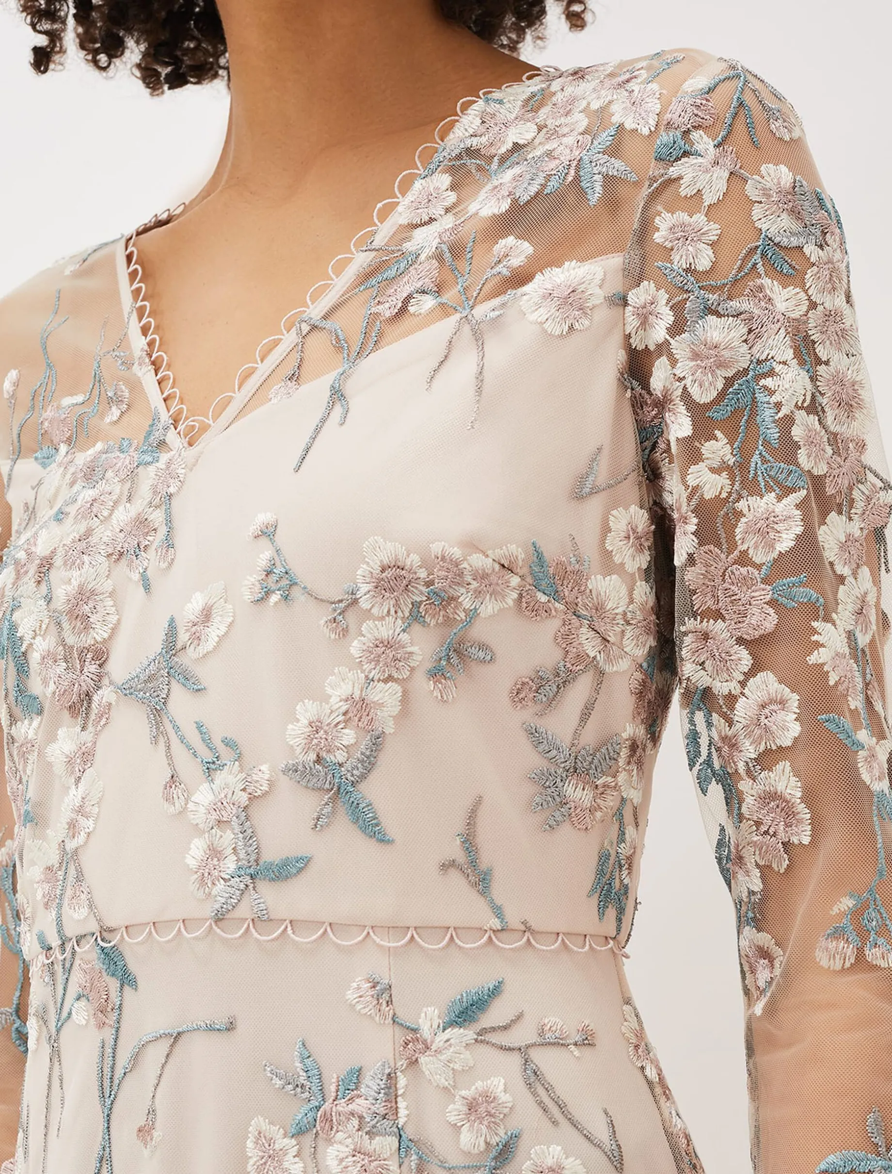 Trisha Embroidered Maxi Dress