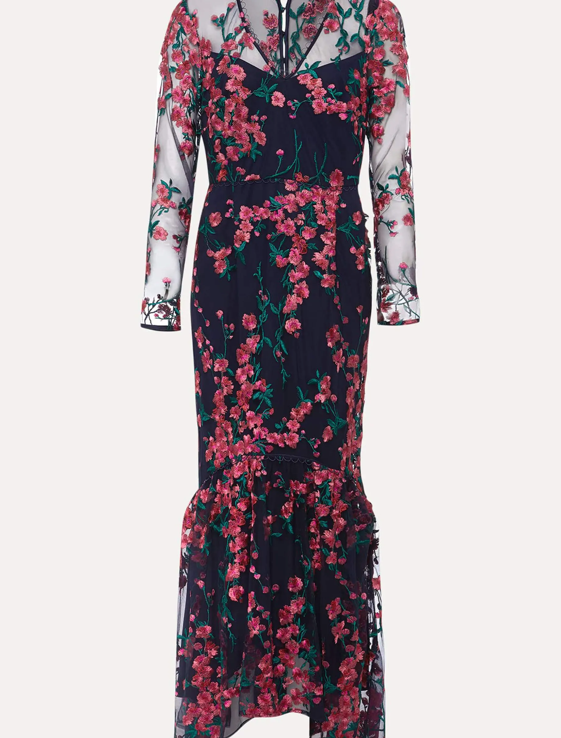 Trisha Embroidered Maxi Dress